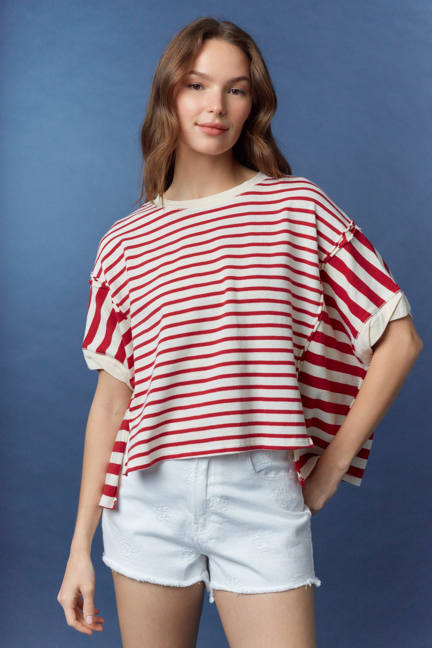 Crimson Stripe PL Shirt