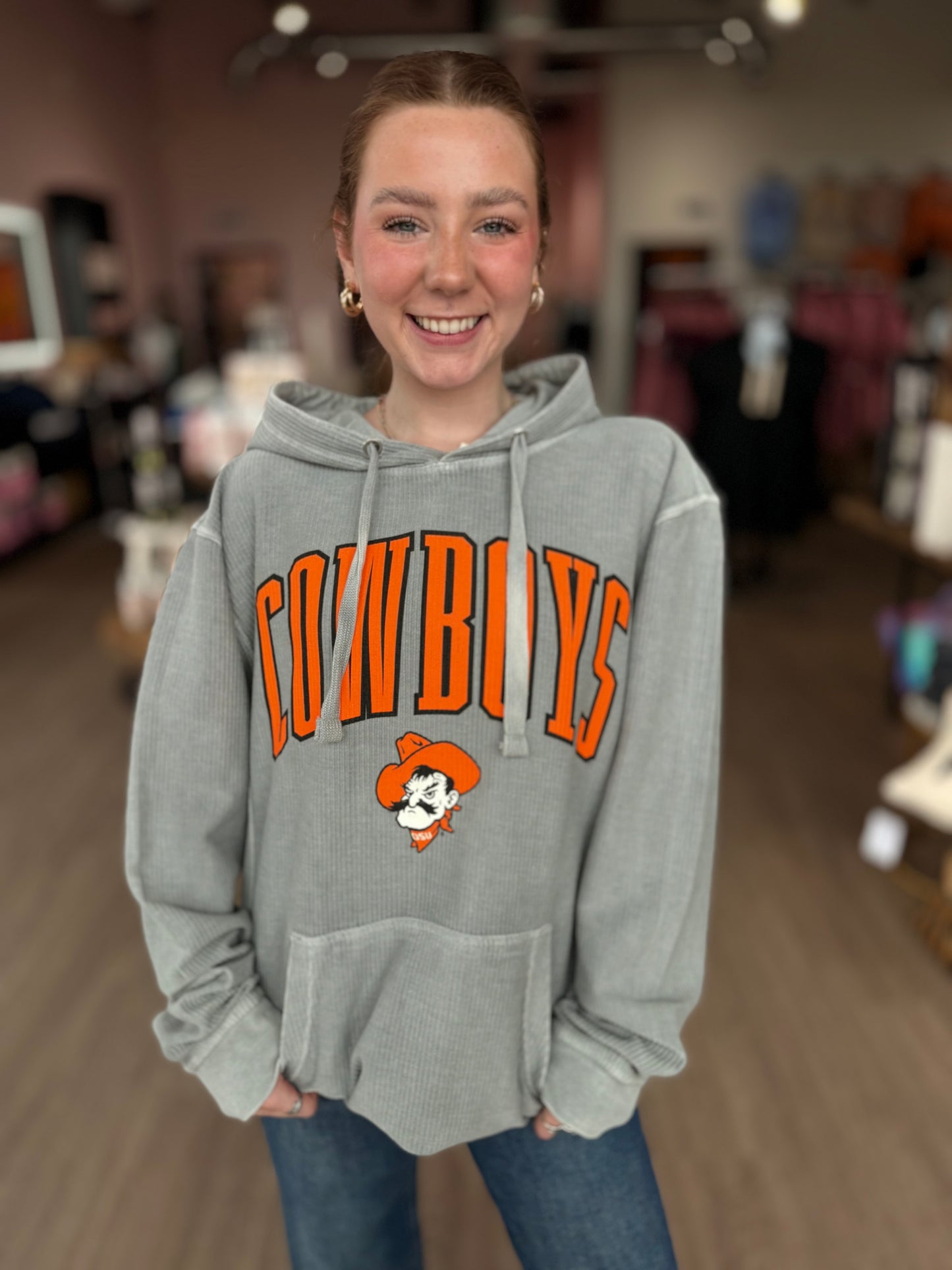 Oklahoma OSU Grey Sweatshirt