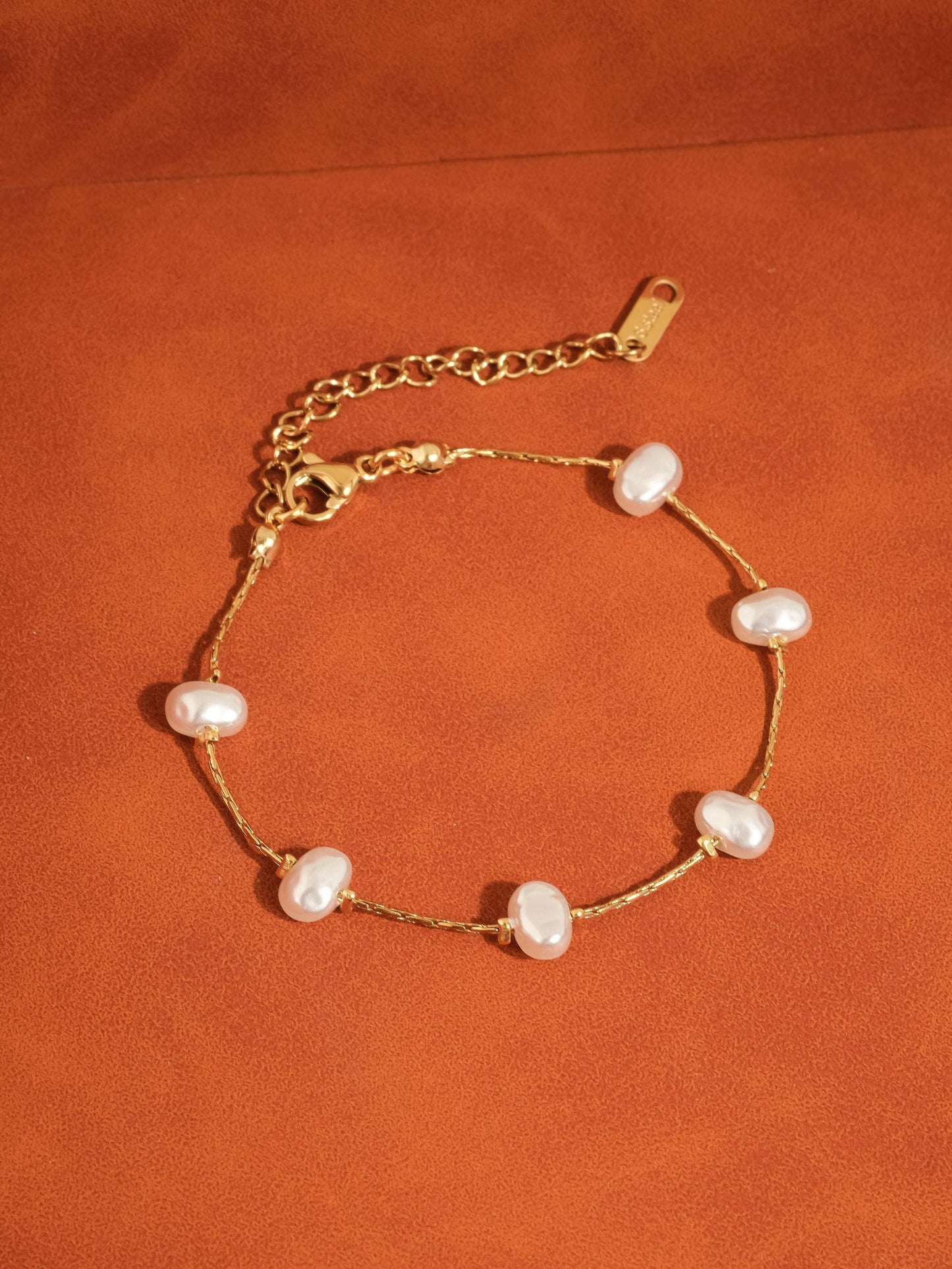 Ida 18K Non-Tarnish Petite Pearl Necklace: Yellow Gold / Necklace
