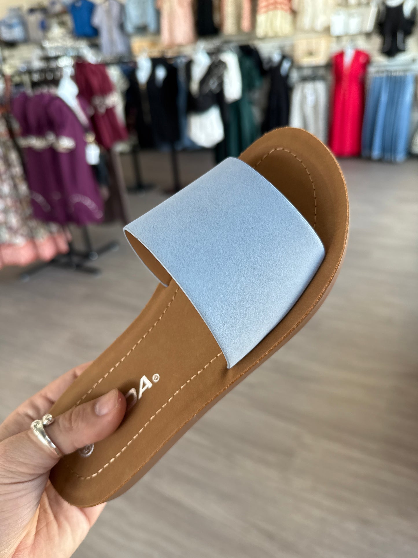 Efron Blue Sandal