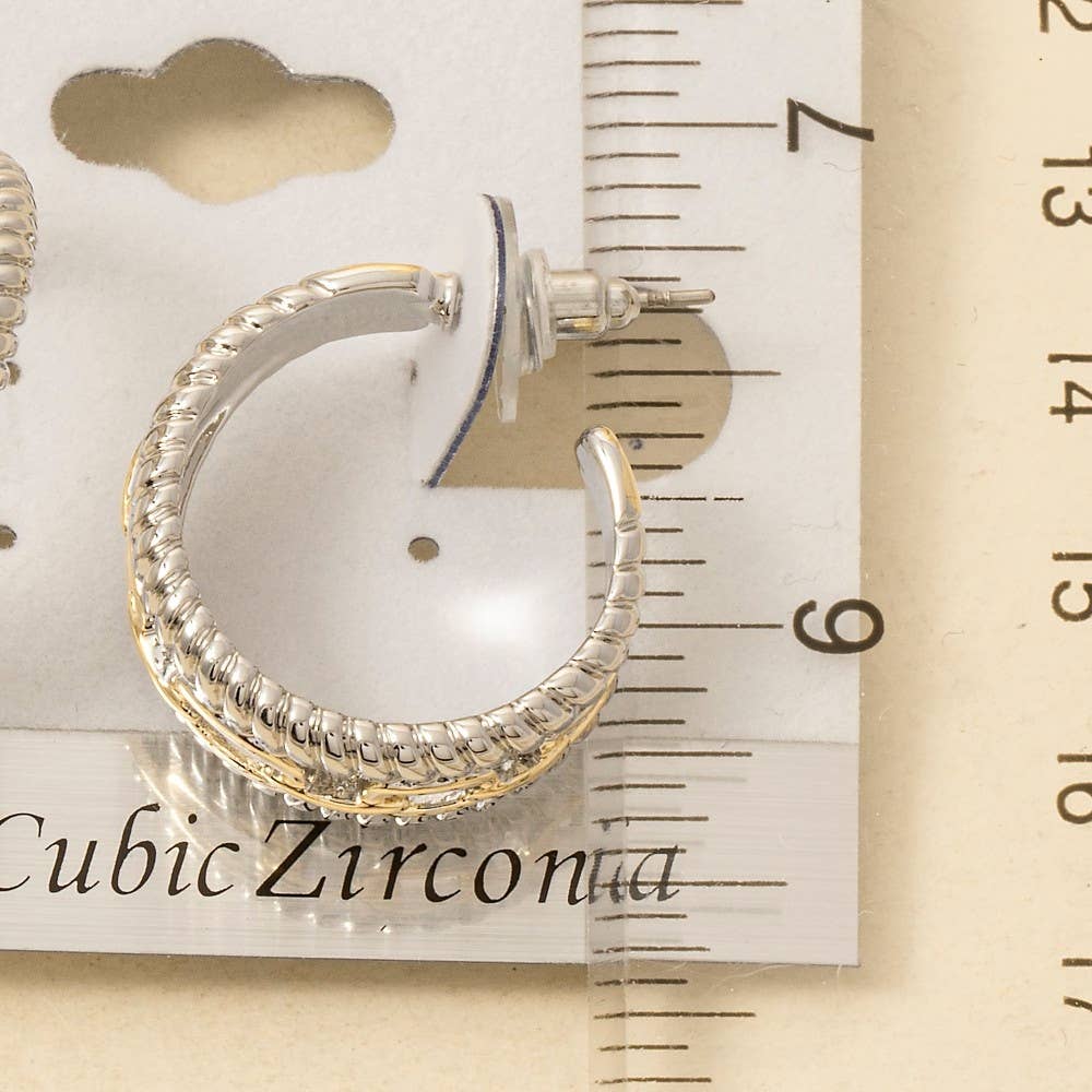 Layered Chain Hoop Earrings