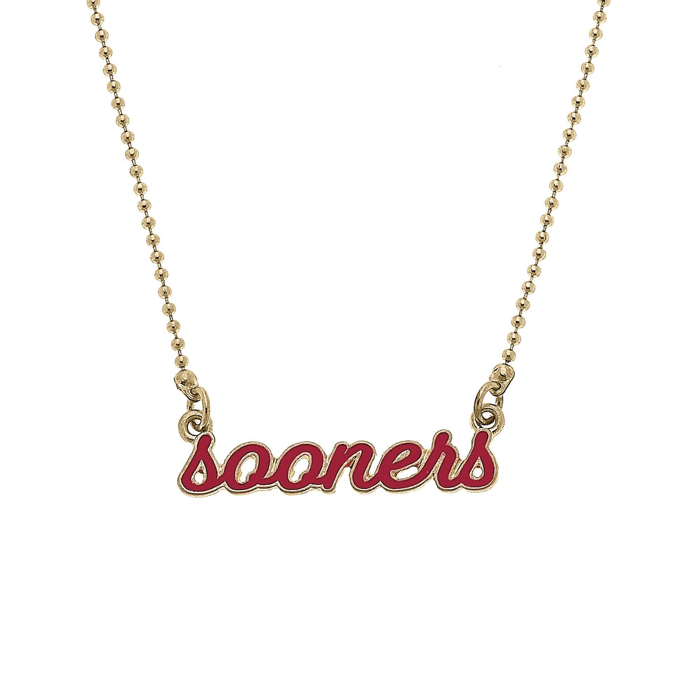 Sooners l Script Necklace