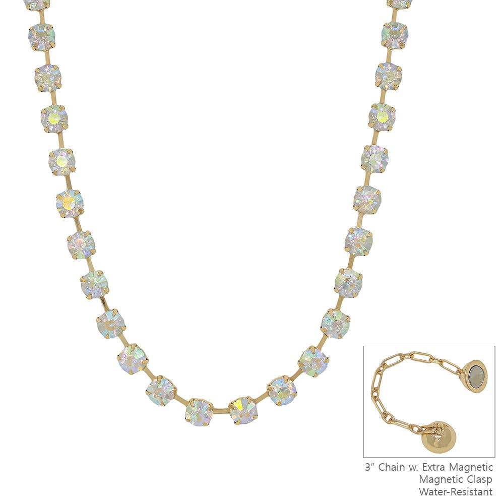 WR Opal Clear Crystal Necklace