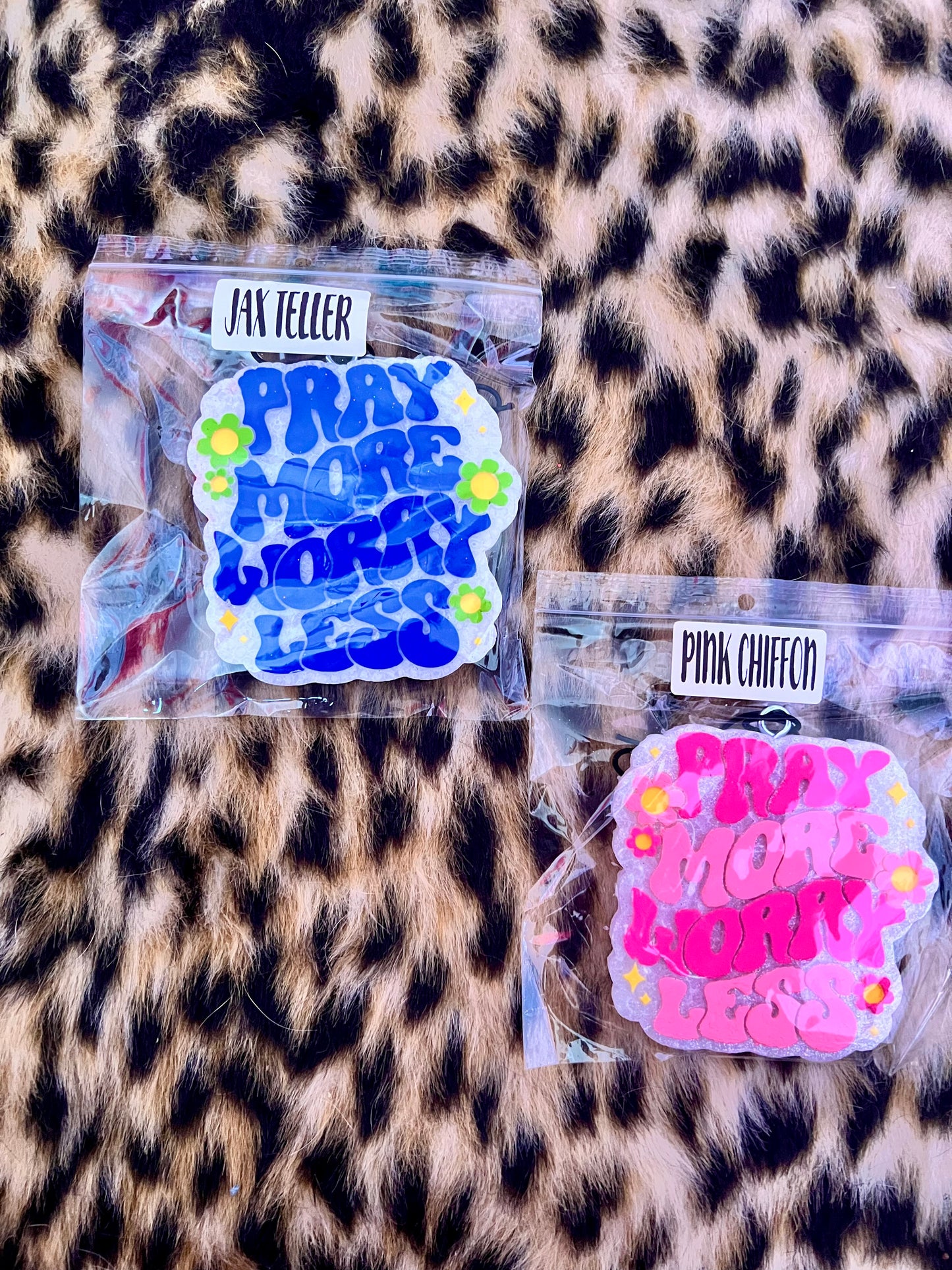 Pray More Worry Less Car Freshie