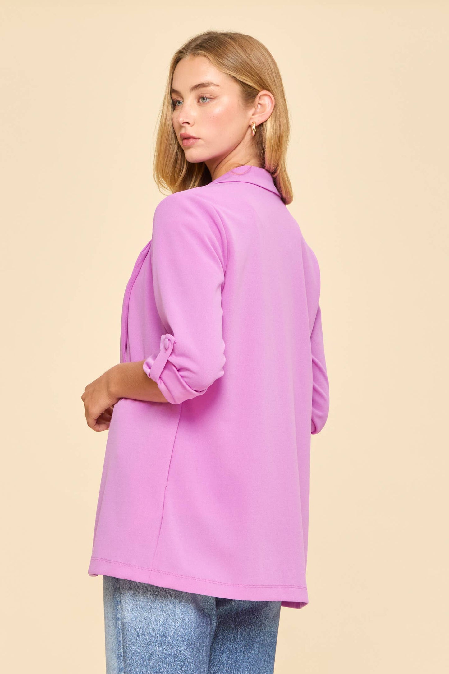 Orchid Boyfriend Blazer