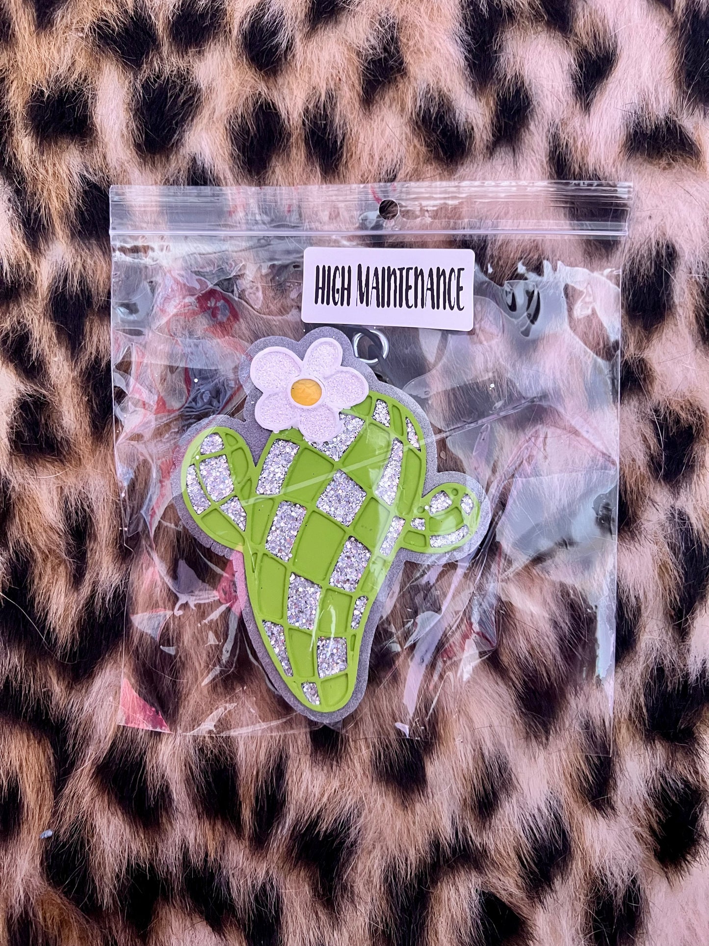 Disco Cactus Car Freshie