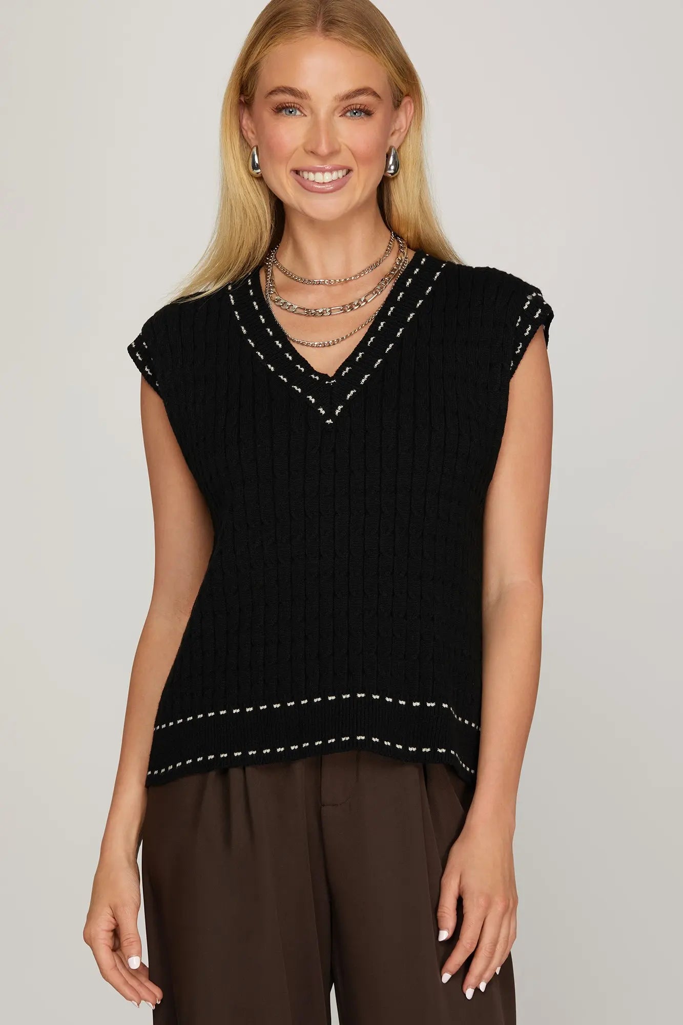 Varsity Sweater Vest