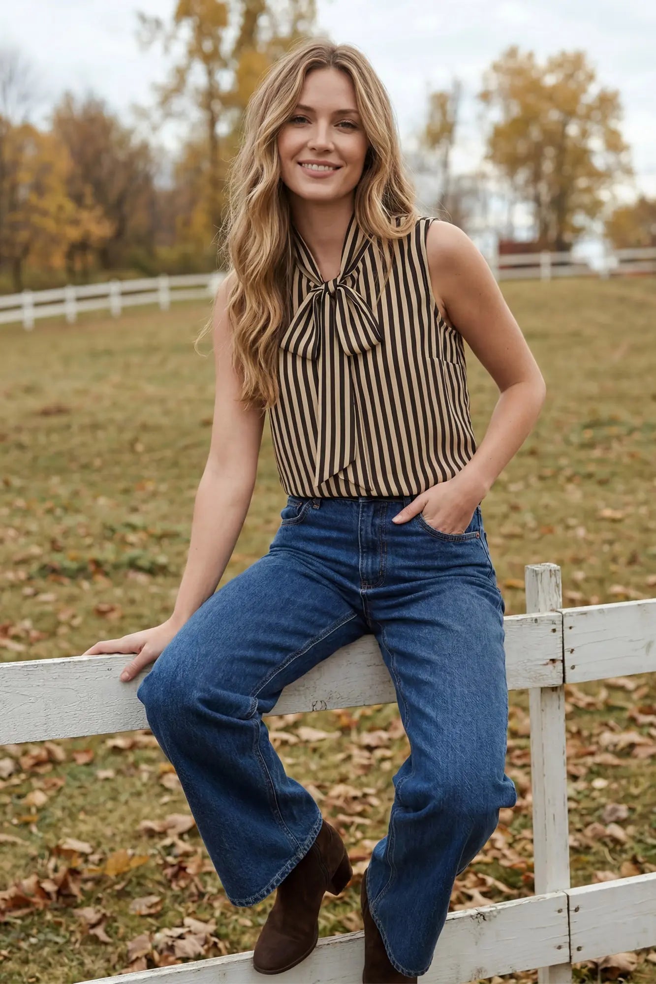 Black & White Affair Tie Top
