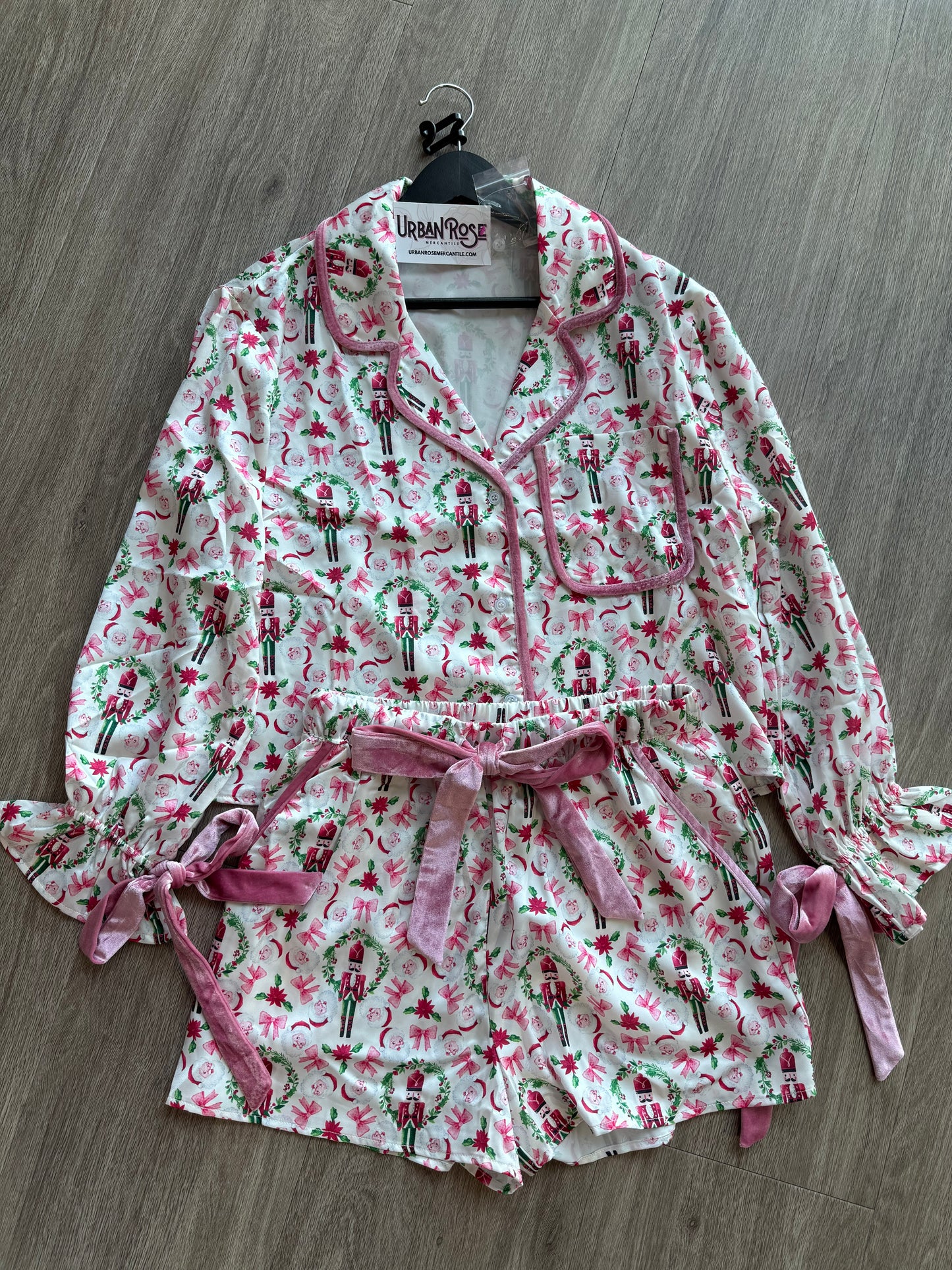 Toy Solider & Bow Sant PJ SET