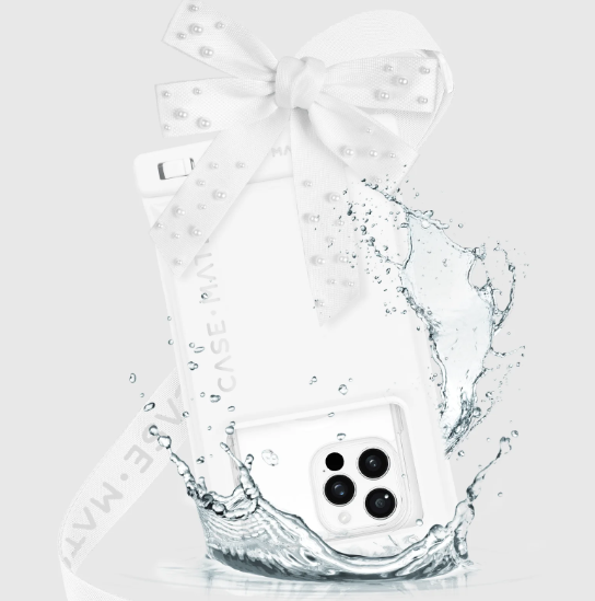 Pearl Bow Waterproof Pouch