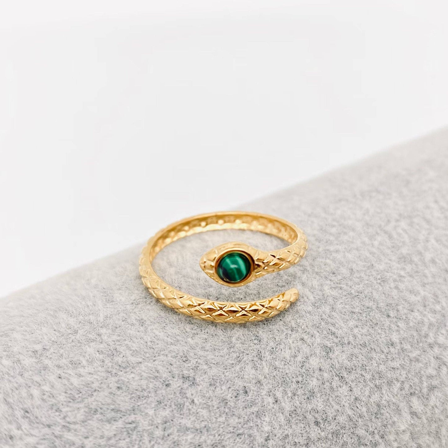 18K Gold Plated Colorful Bars Ring
