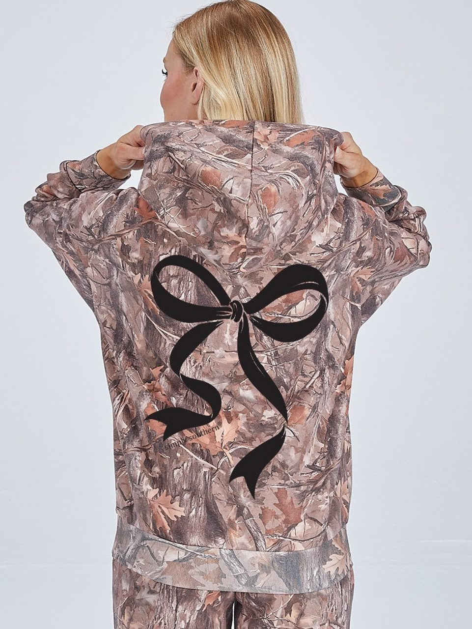 Camo Bow Hoodie