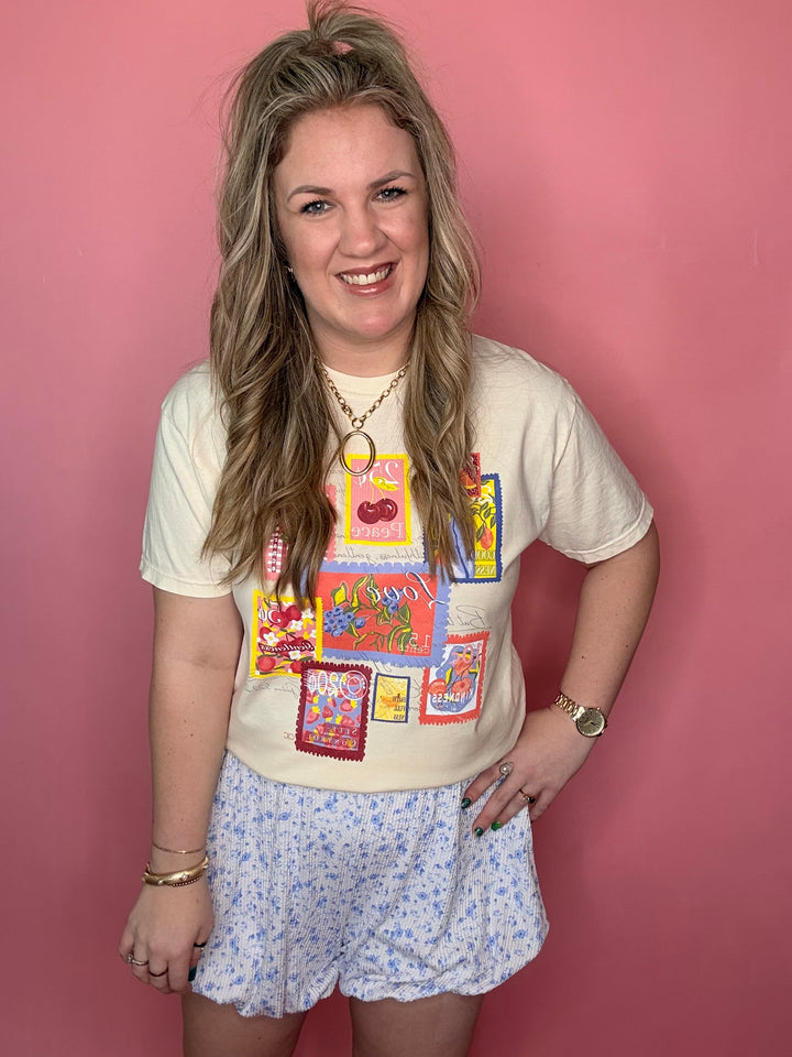 Fruit Stamps Graphic Tshirt