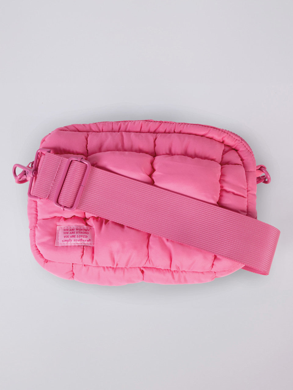 Pink Puffer Crossbody