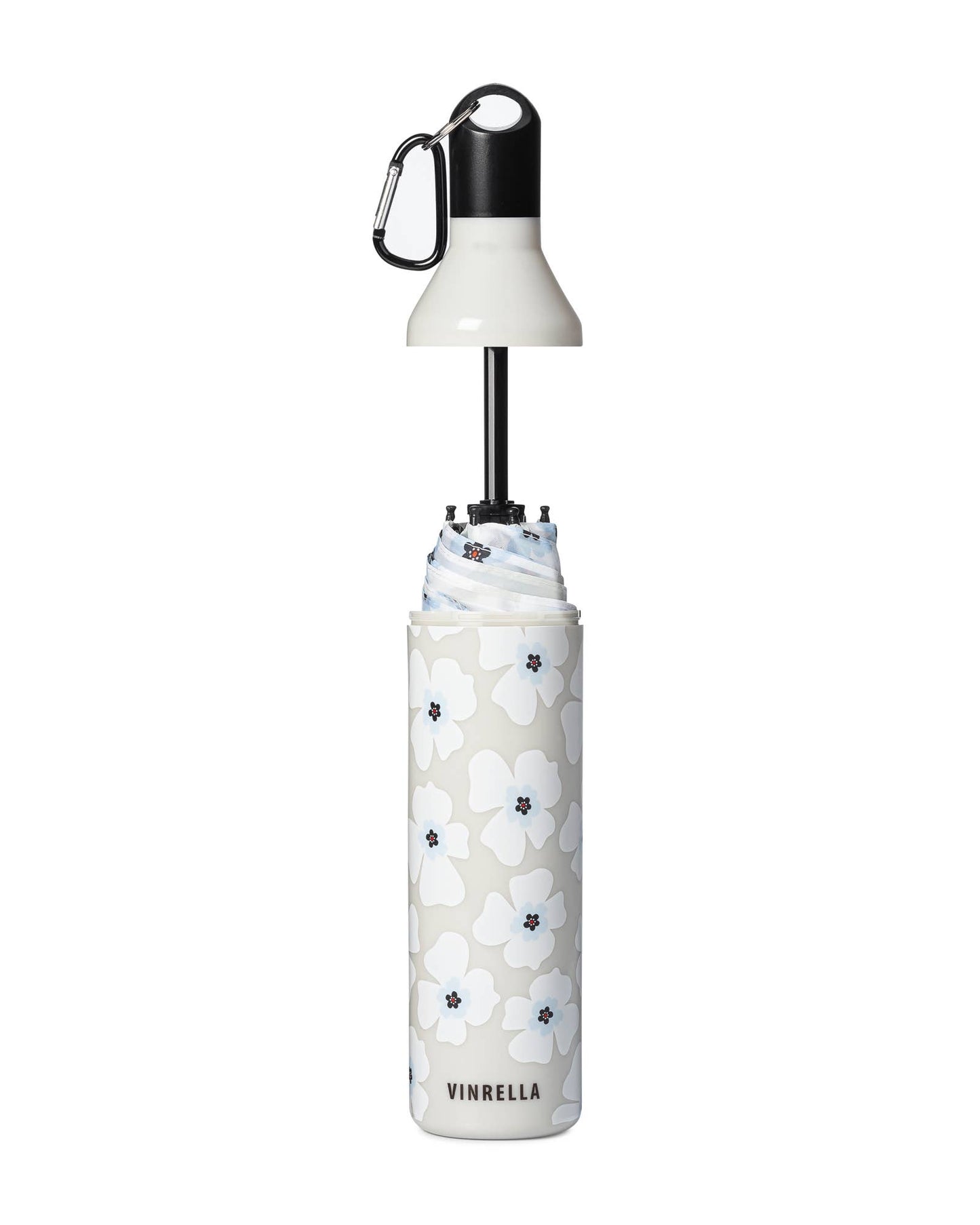 Nikki on Gray Water Bottle Umbrella