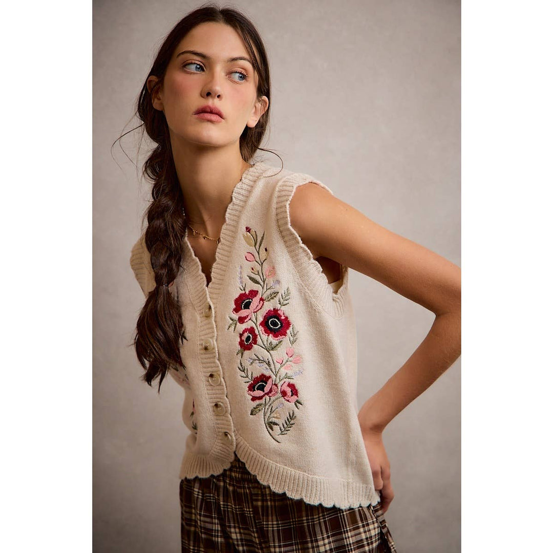 Touch of Flowers Vest