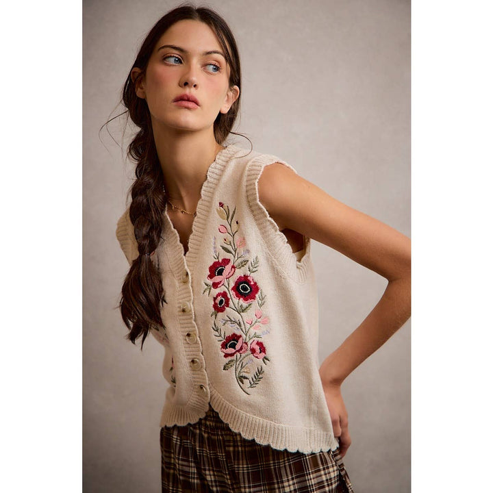 Touch of Flowers Vest