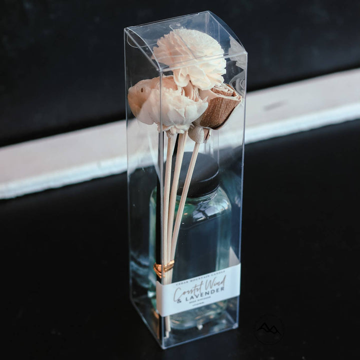 Flower Reed Diffuser: Mahogany &amp; Teakwood
