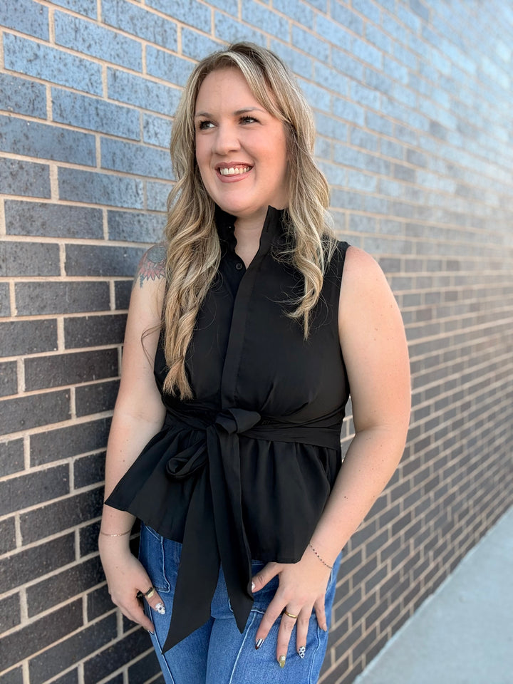 Front &amp; Center Top | Black