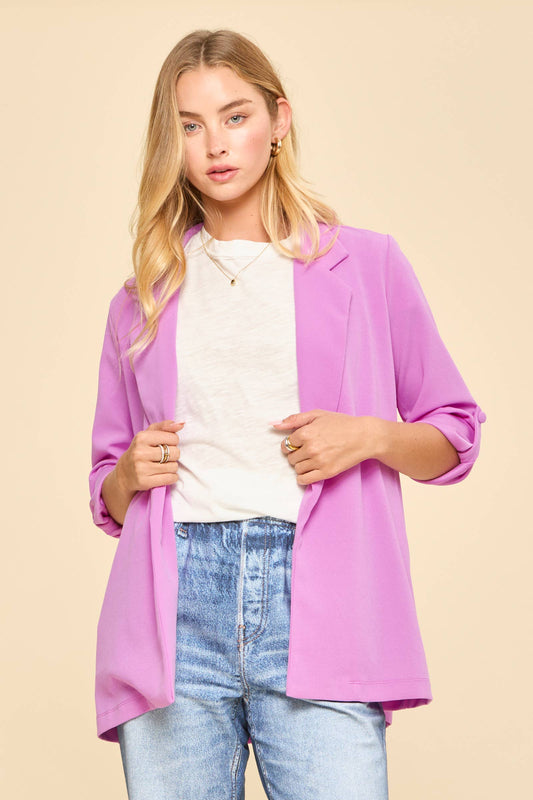 Orchid Boyfriend Blazer