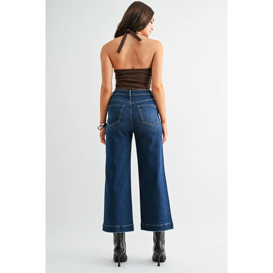Mica High-Rise Crop Trouser Firefly Hem