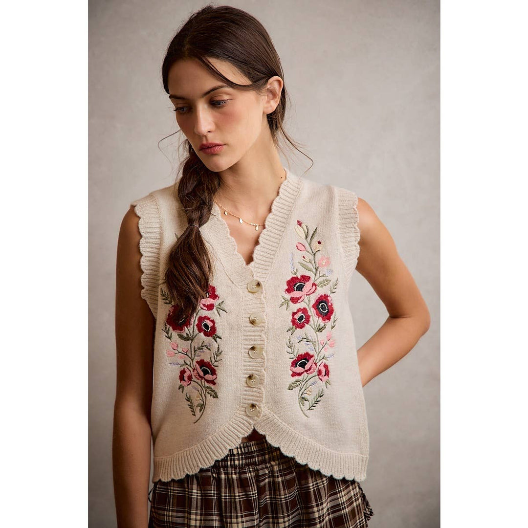 Touch of Flowers Vest