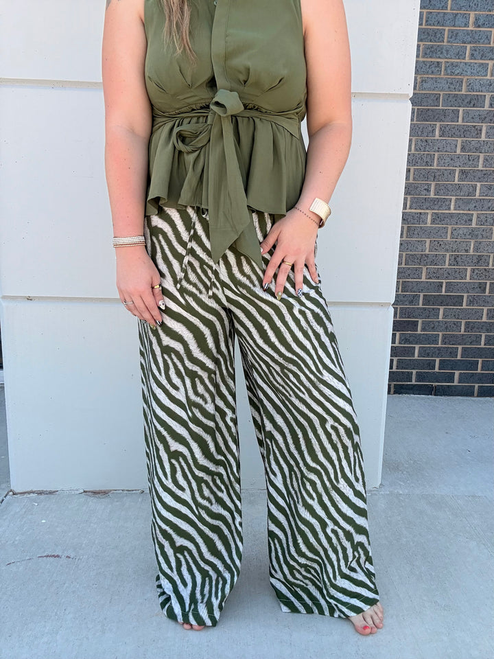 Safari Stroll Olive Pants