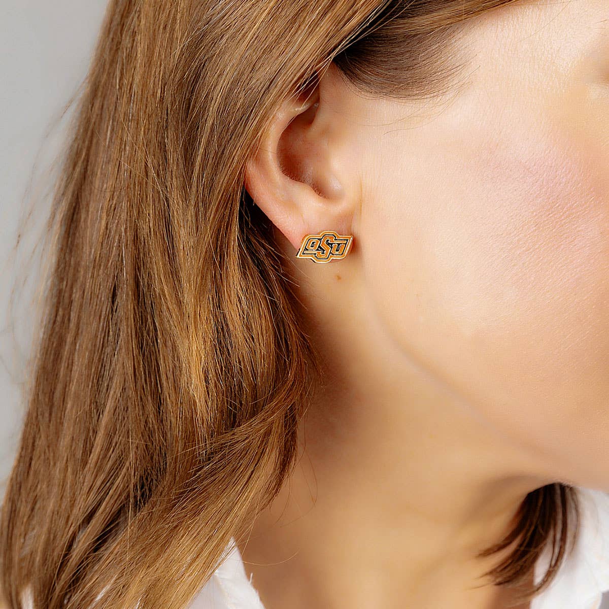 Oklahoma State Cowboys Stud Earrings