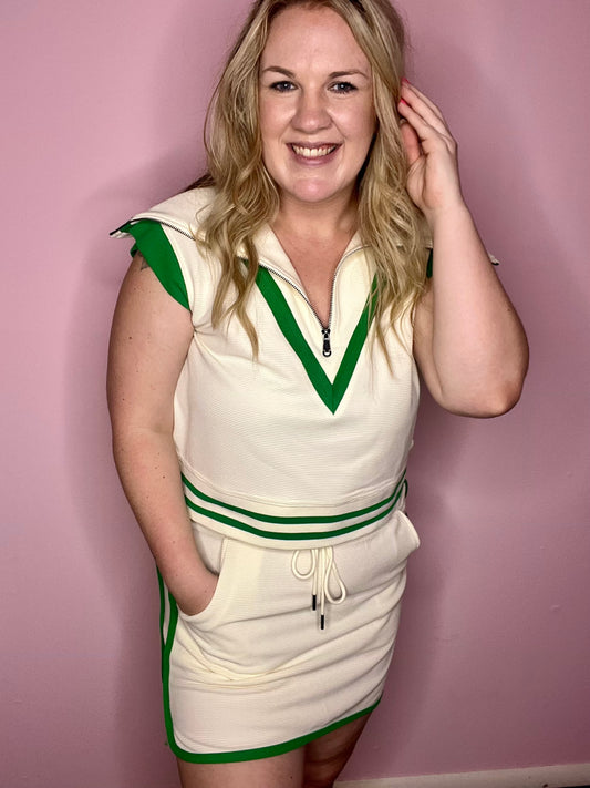 Cap Sleeve Country Club Top
