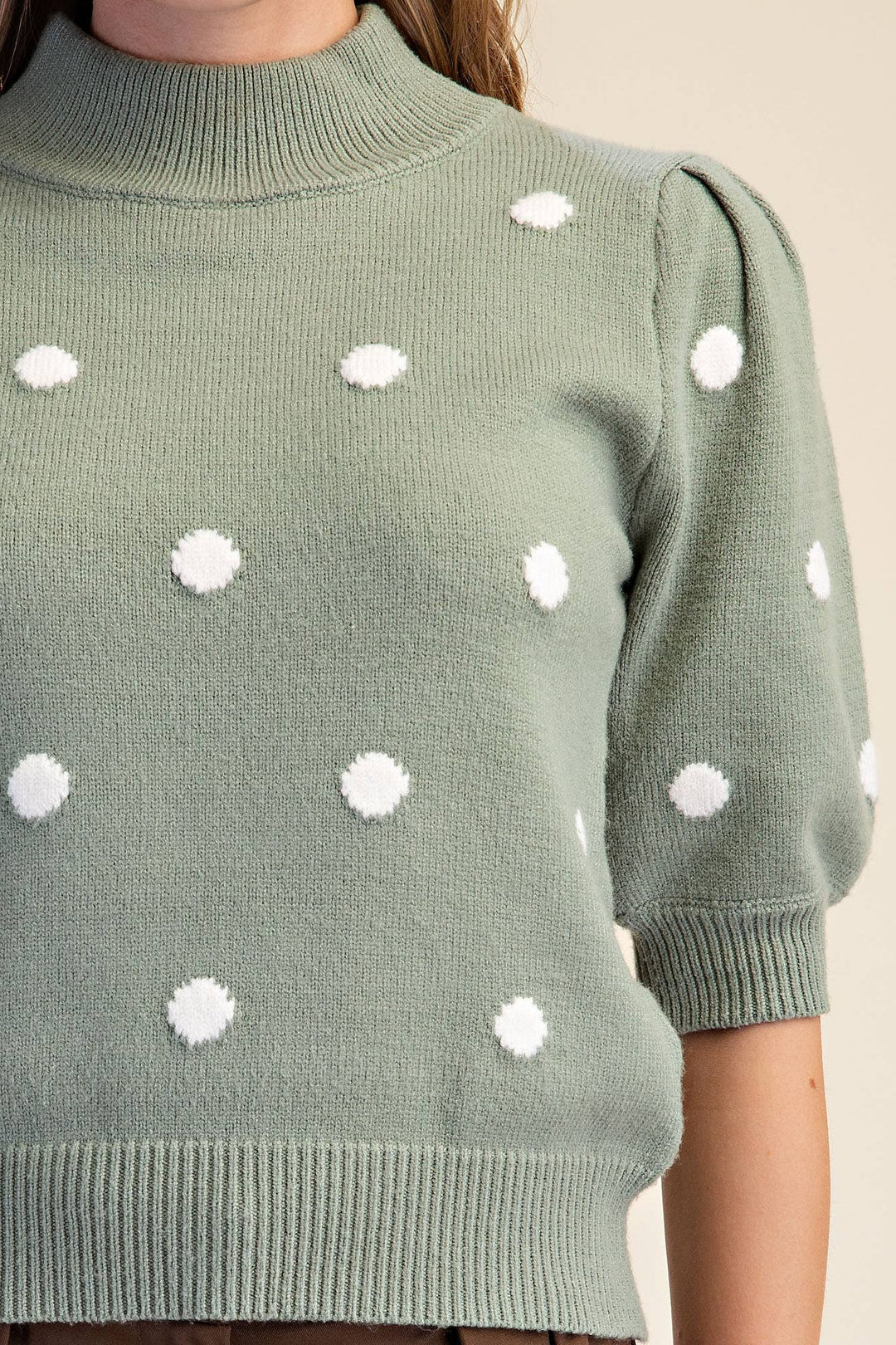Dottie Days Sweater in Sage