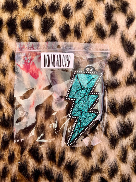 Turquoise Lightning Bolt Freshie