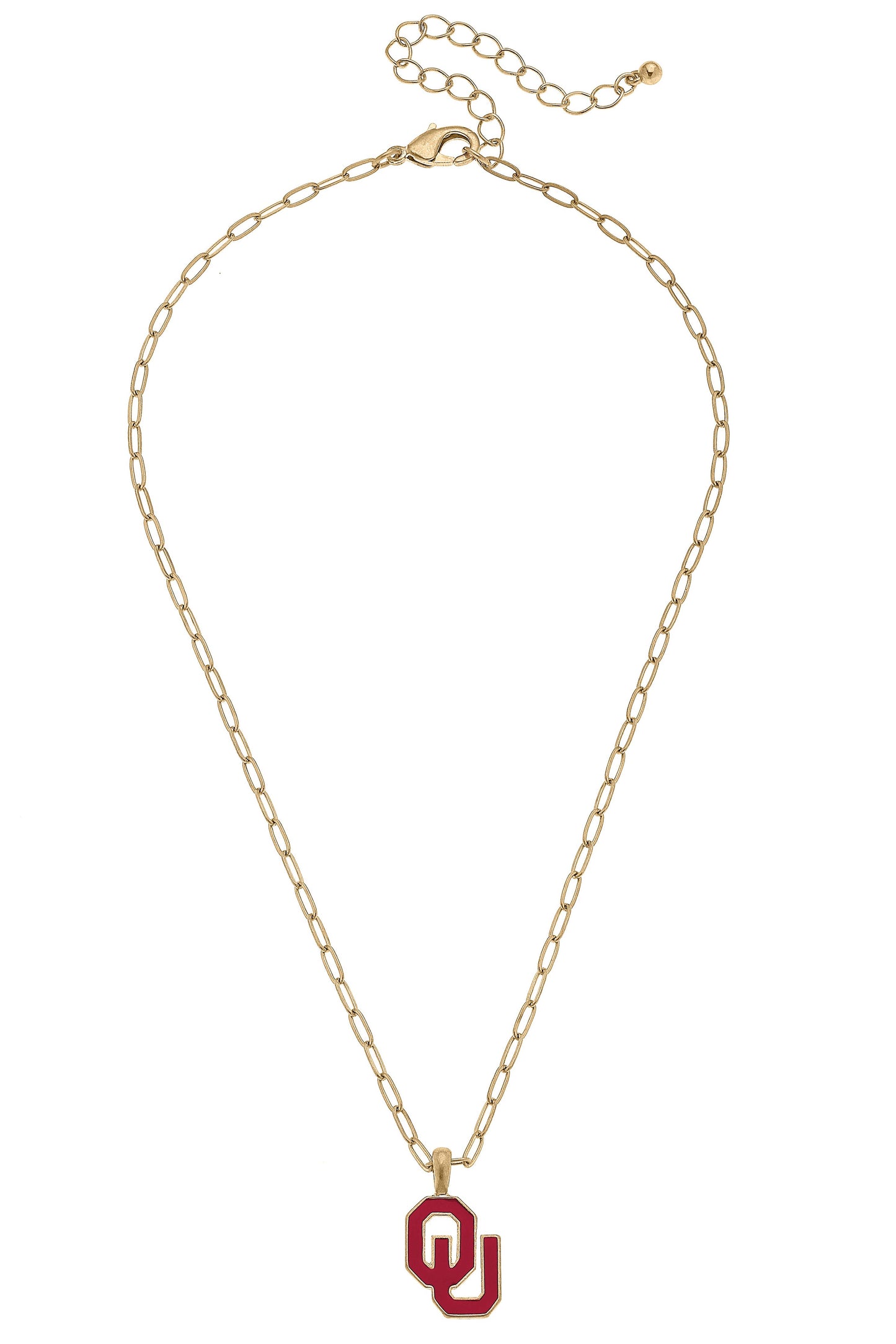 Oklahoma Logo Pendant Necklace