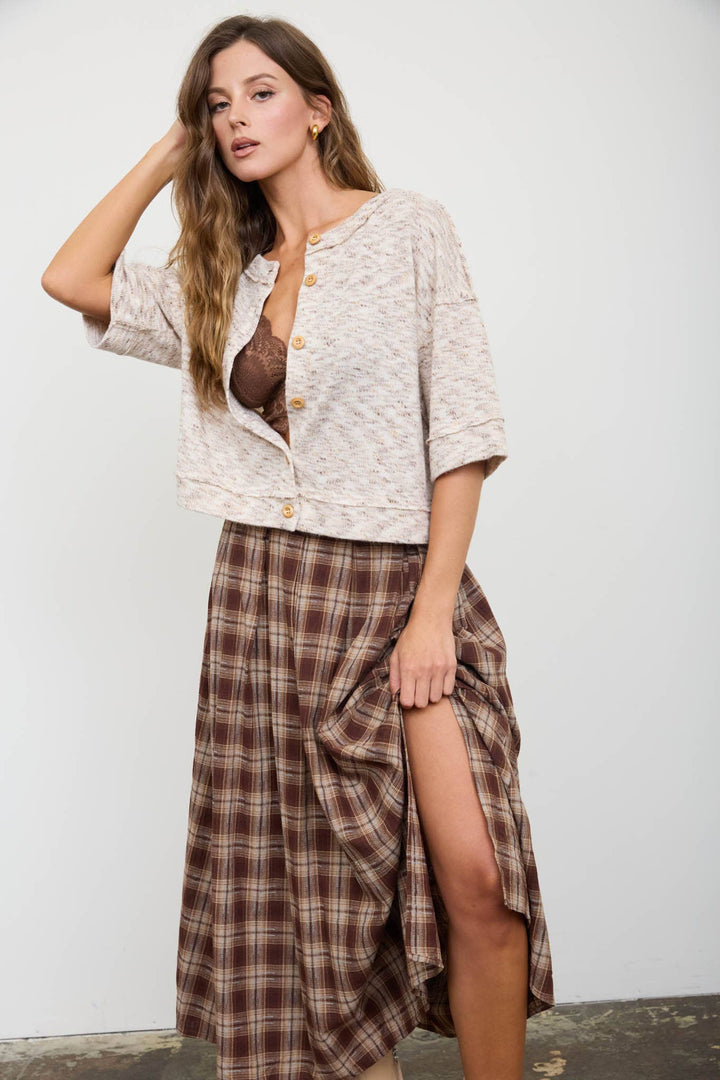 Prairie Grass Midi Skirt