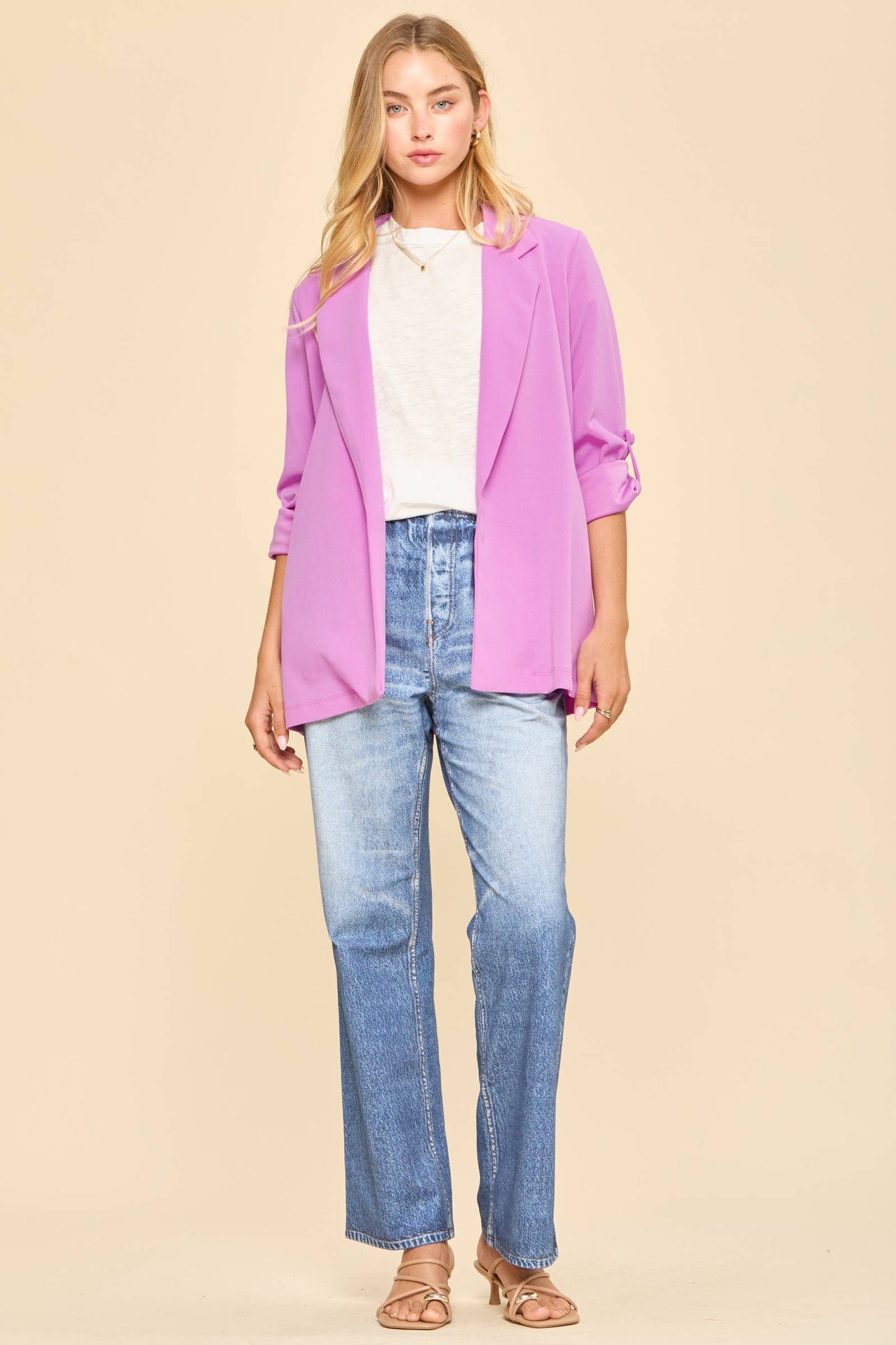 Orchid Boyfriend Blazer