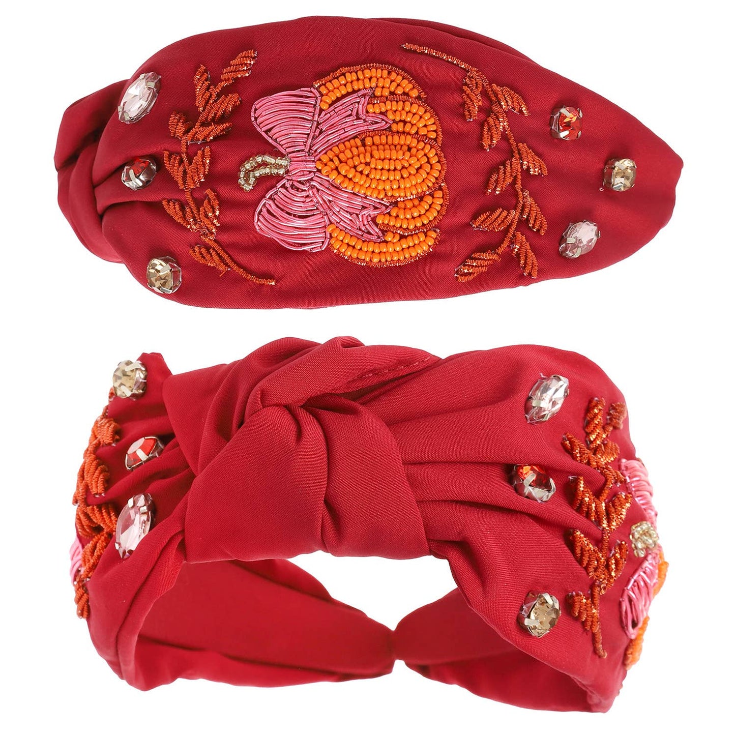 Bejeweled Pumpkin Headband