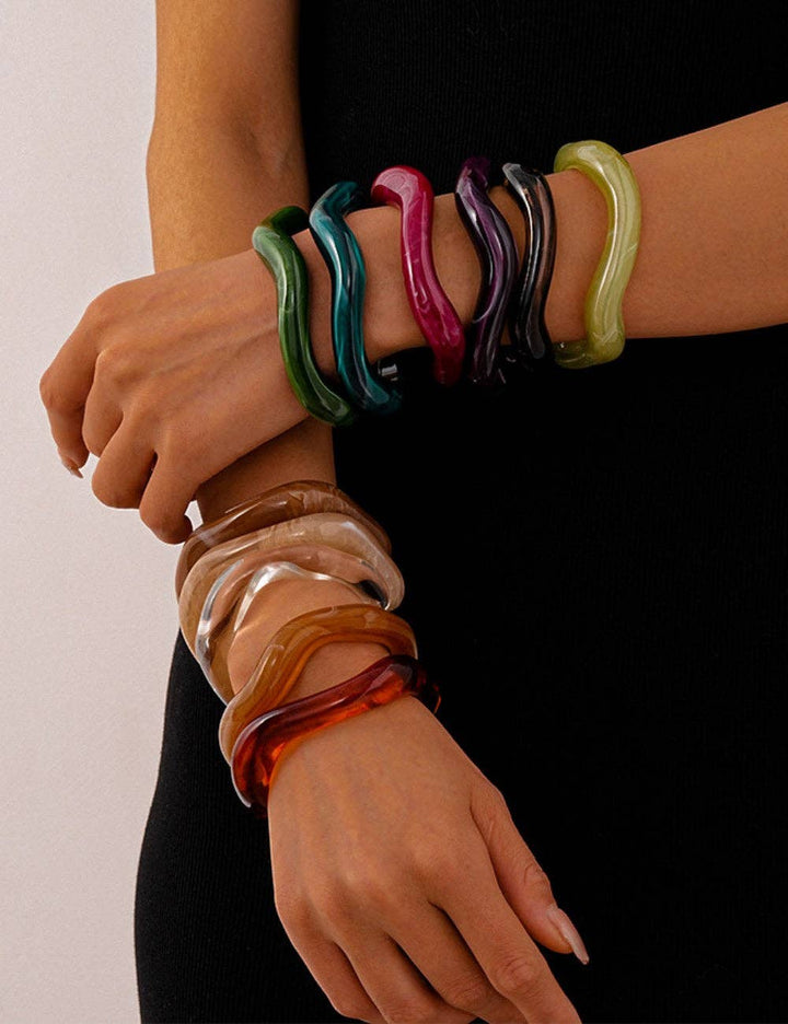 Wave Tie-Dye Geometric Bracelets (3 Colors)