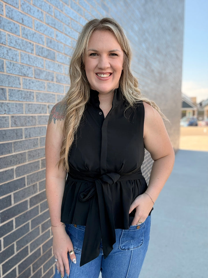 Front &amp; Center Top | Black