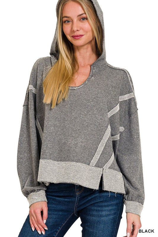 Dark Gray Pullover Hoodie