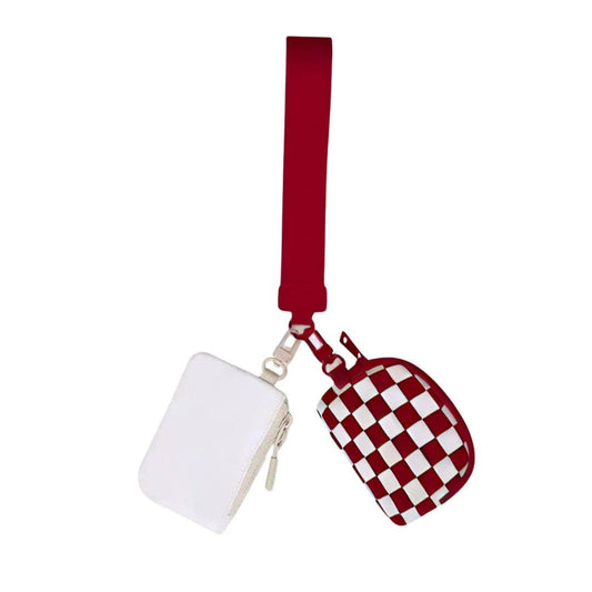 Checkered Dual Color Wristlets- OU