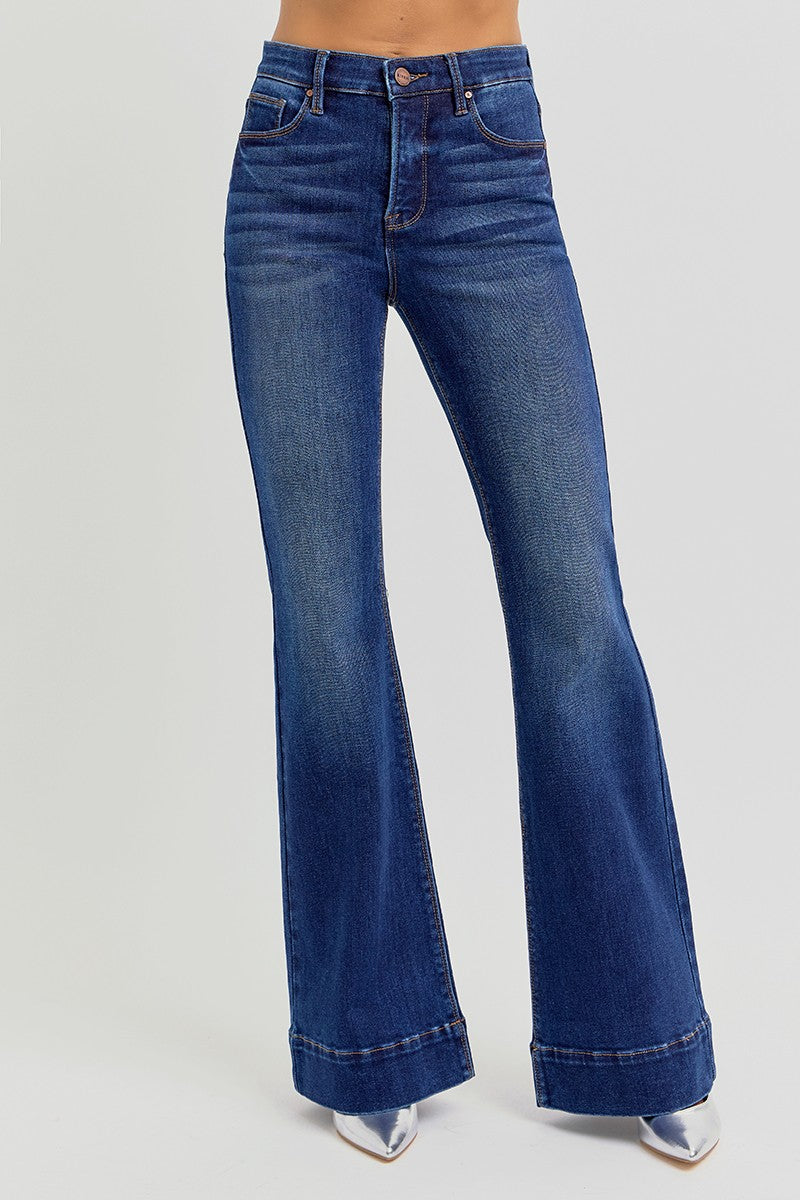 High Rise Flare Risen Jeans