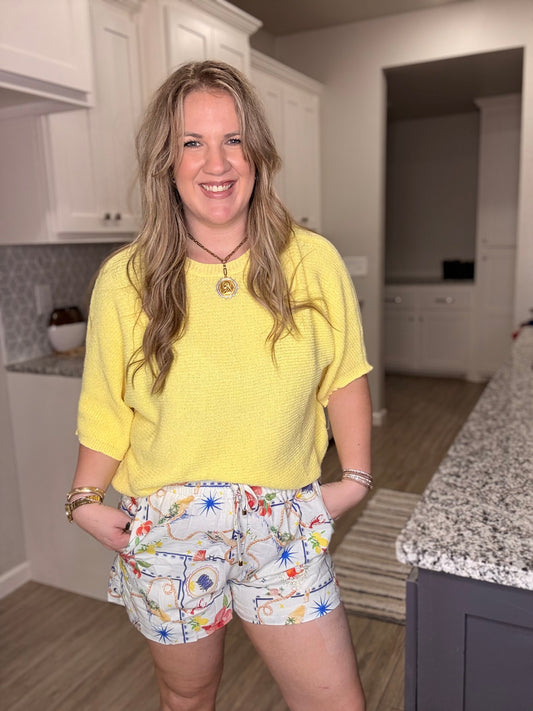 Lemon Knit Dolman