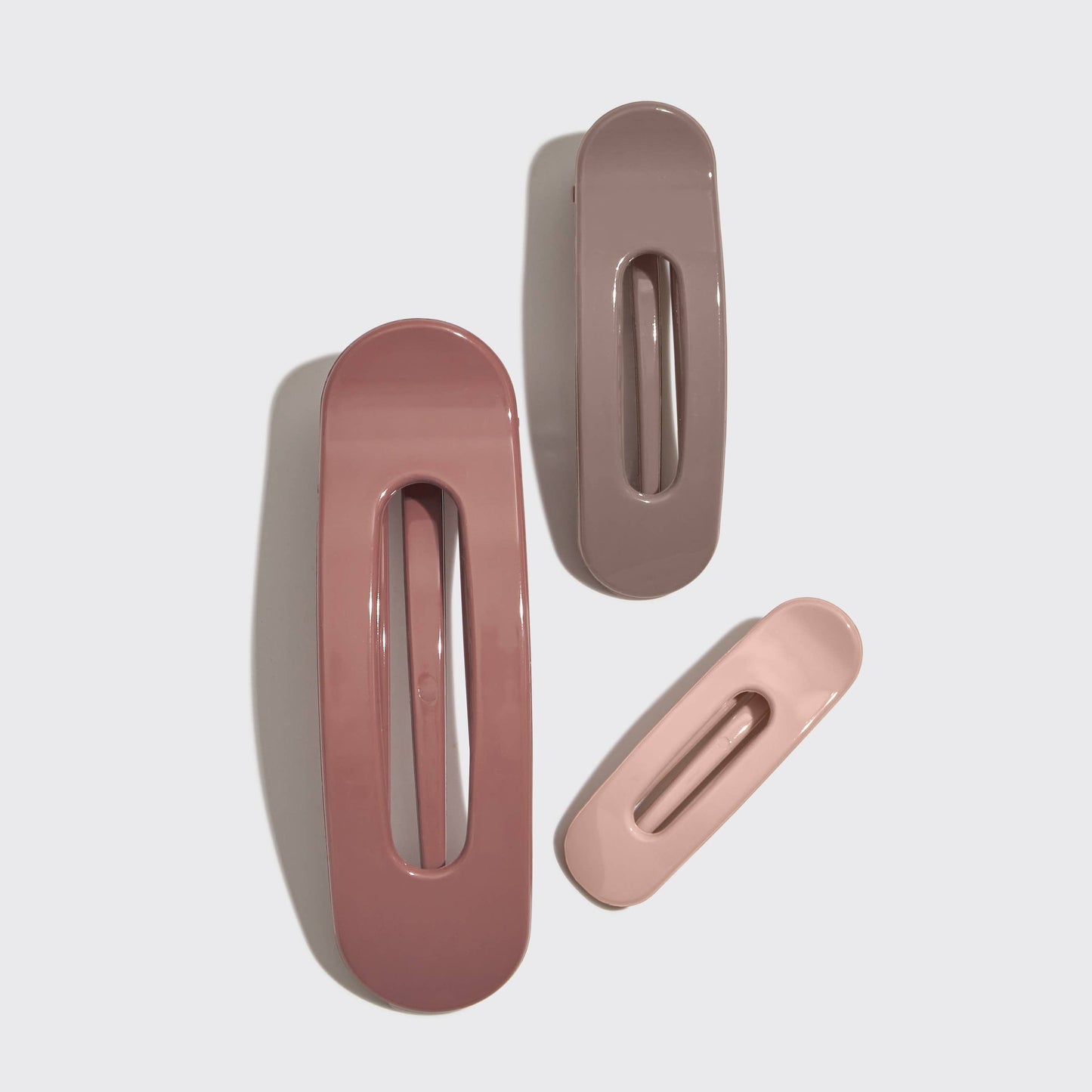 Flat Lay Claw Clip 3pc - Terracotta