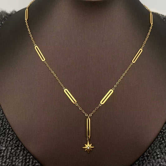 Star Charm 18K Gold Plated Necklace