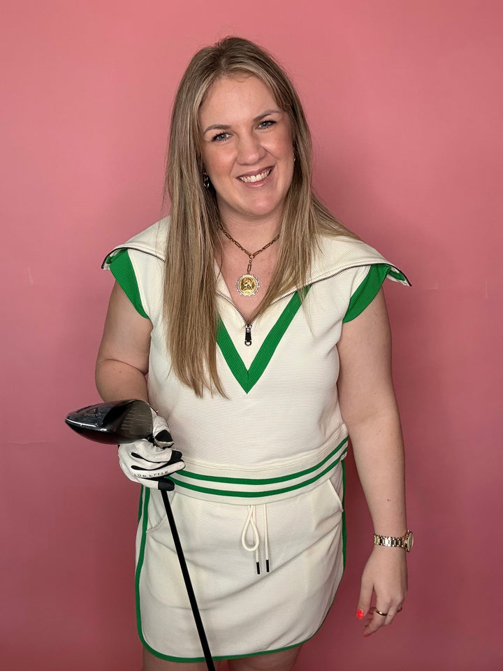 Cap Sleeve Country Club Top