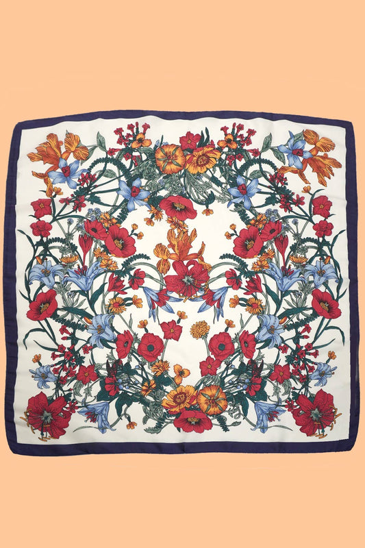 Poppy Flower Scarf