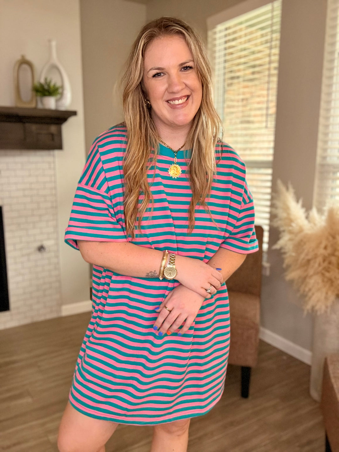 Braums Striped Tshirt Dress