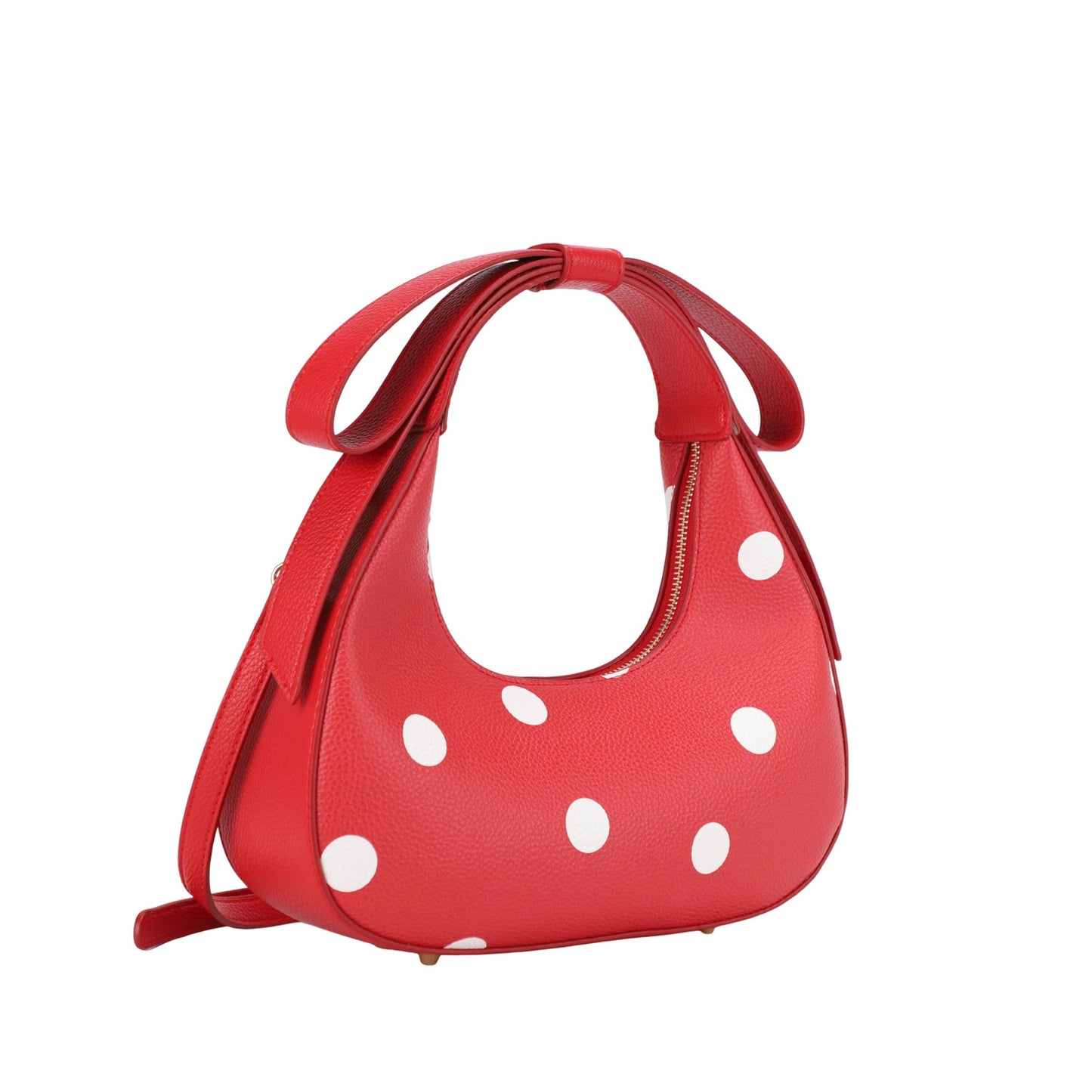 Lily Polka Dot Shoulder Bag with Bow