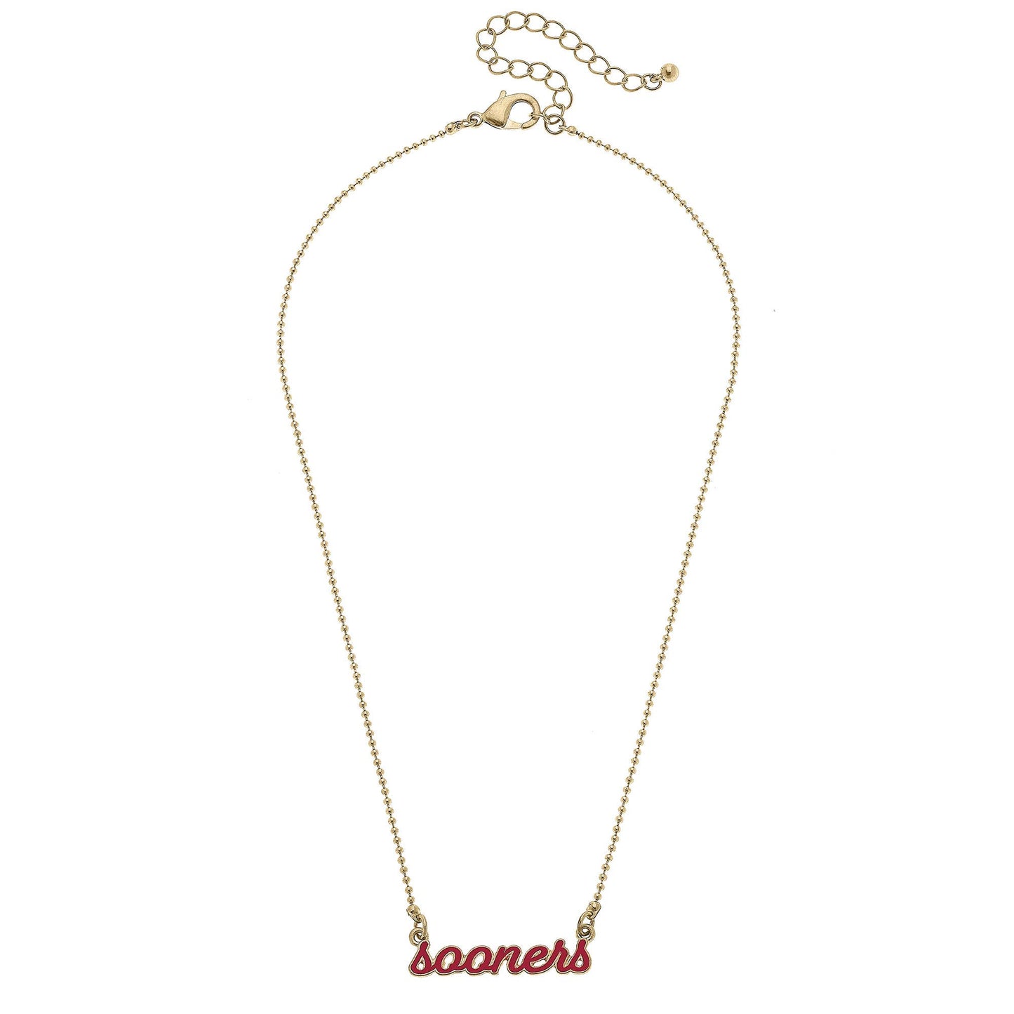 Sooners l Script Necklace
