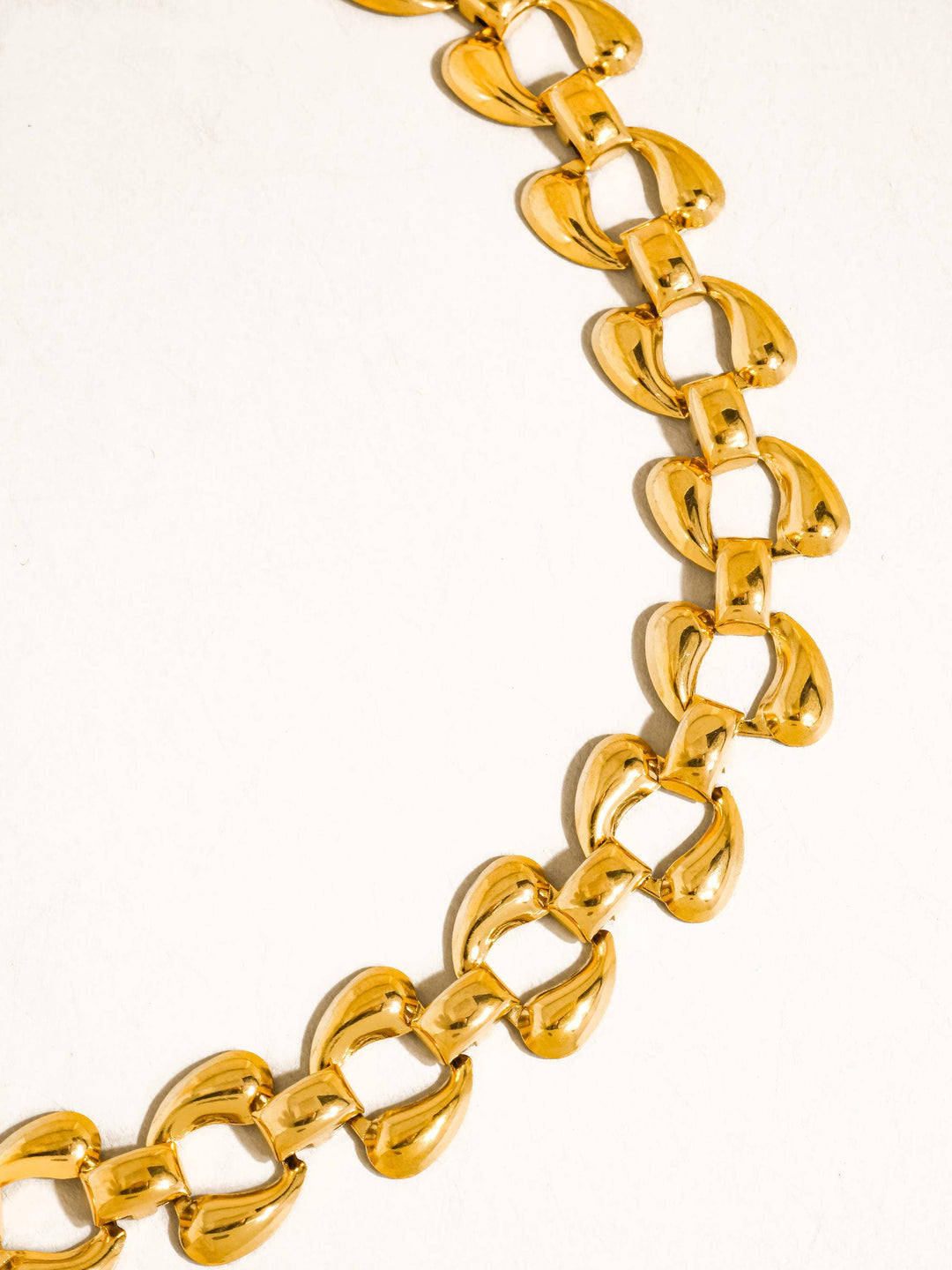 Everly 18K Gold Non-Tarnish Bold Chain Link Necklace