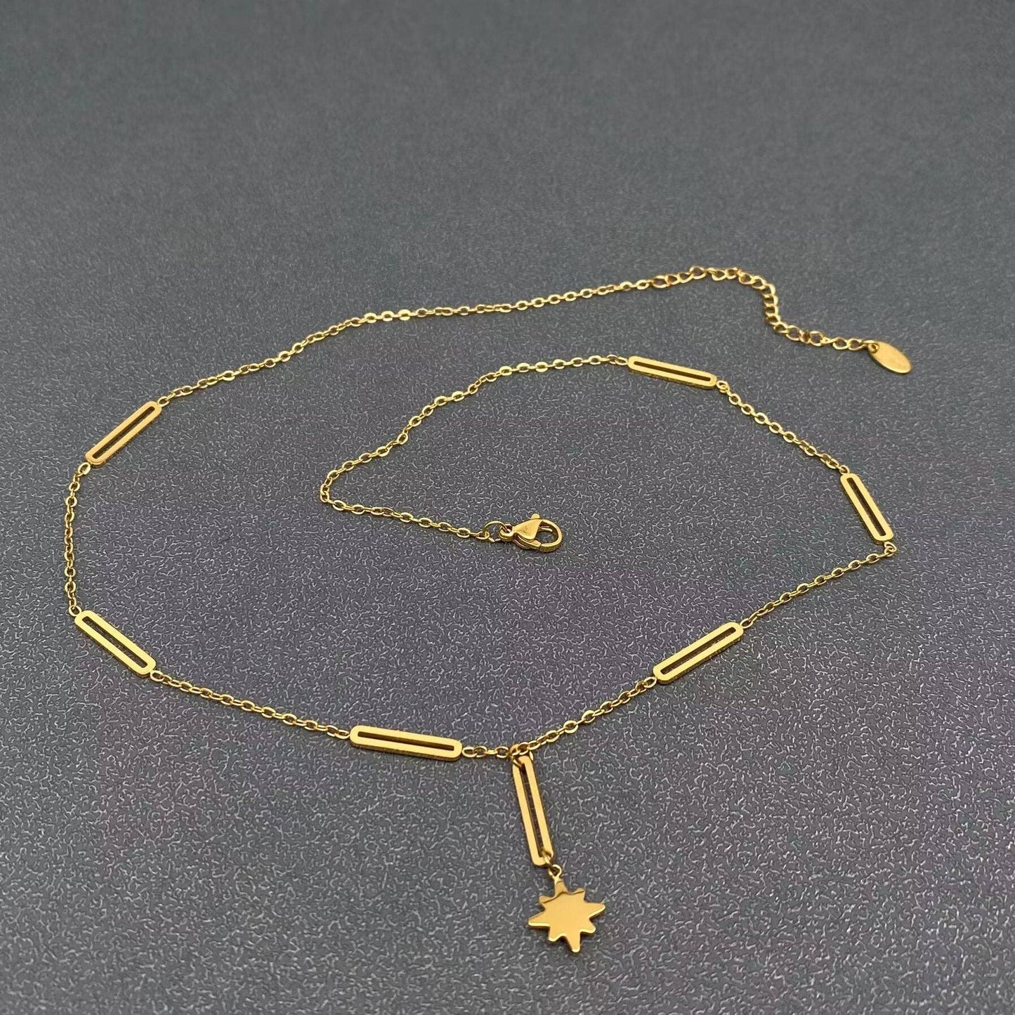 Star Charm 18K Gold Plated Necklace